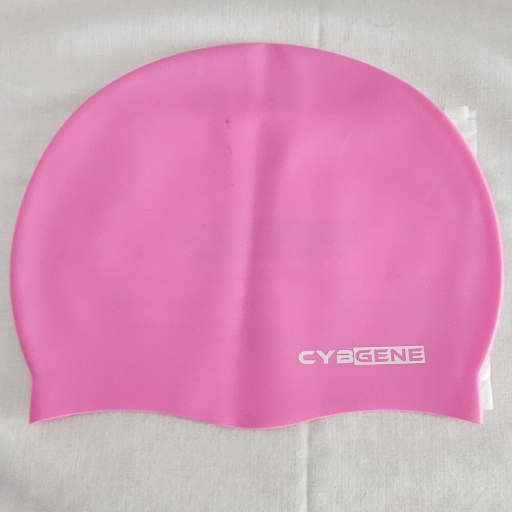 CybGene Swim Cap - Silicone - Pink - New Never Used